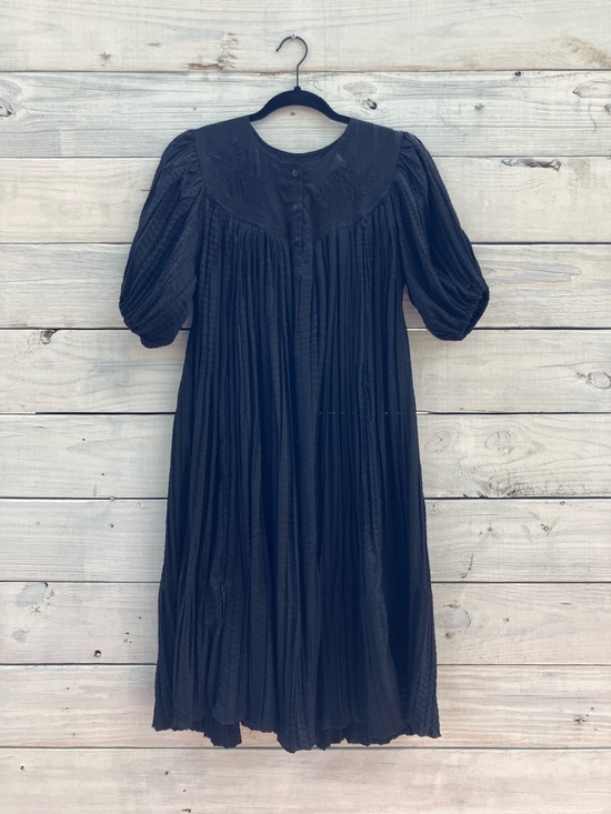 Dresses & Skirts - Vintage Nightgown Black Dress Maureen USA Romantic S